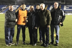 With The GMWF Autumn League Division 3 Runners Up Trophy At Bury FC 09.01.18