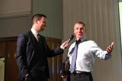 Ken Buggie won the 'Unsung Hero' Award for his coaching work in the community at the Bury Sports Awards 2019.