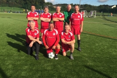 Bury Relics GMWFL October 2017 Back Row Left To Right: Charlie Nangle, Kevan Collins, Gary Lomax, Bob Daniels, Dave Seel. Front Row Left To Right: John Bentley, Keiran Tilley, Ken Buggie.