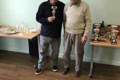 Keiran Tilley Of Bury Relics Receives The GMWF Autumn League 2017 Division 3 Runners Up Trophy