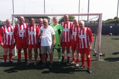 Manchester Corinthians Whites Winners Nantwich 50s Prostate Cancer UK Tournament 04.07.19