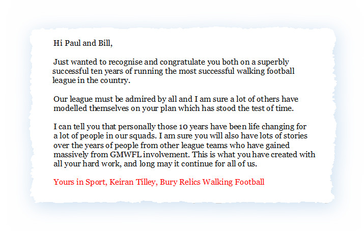 Manchester Walking Football